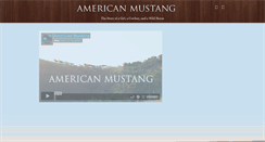 Desktop Screenshot of americanmustangthemovie.com